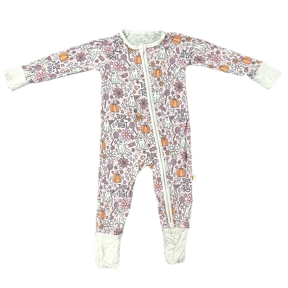 Halloween Print Footie